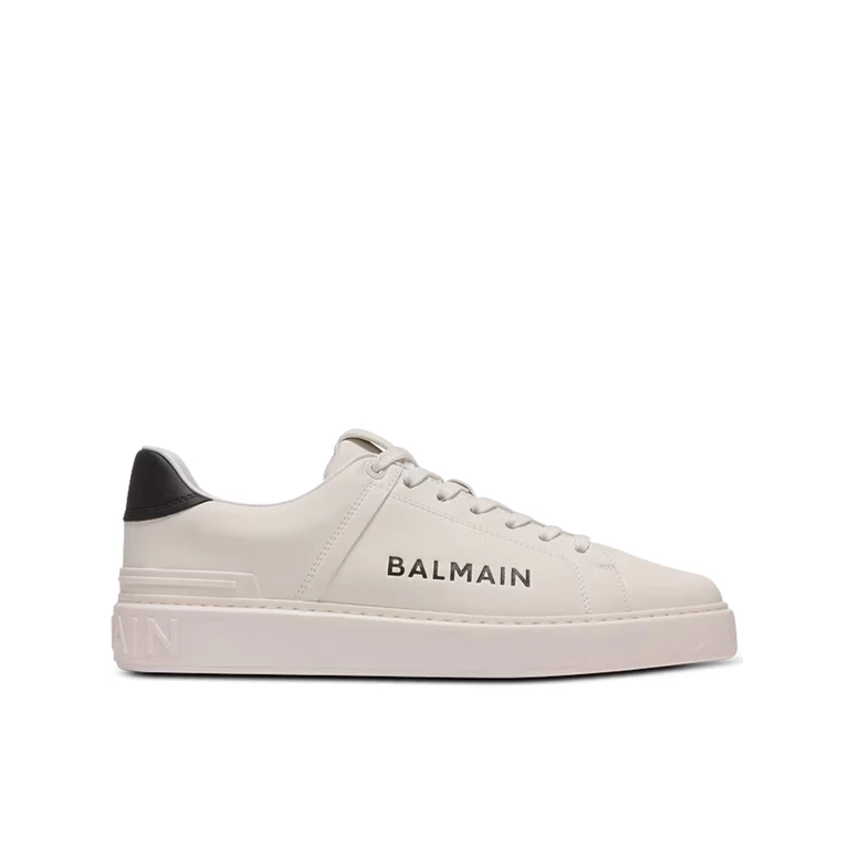 Balmain Paris Low Top Lace Up Sneaker Black Calzature - Men