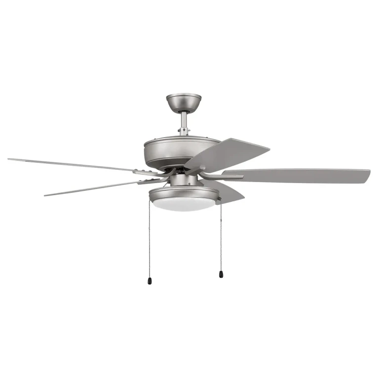 Brushed Nickel 52"Ceiling Fan from the Pro Plus 119 Collection