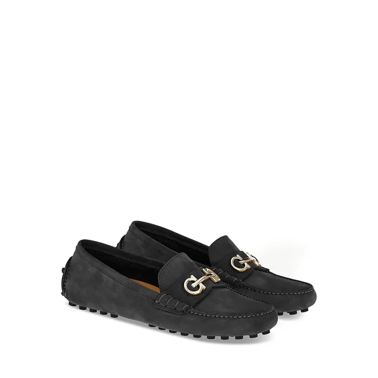 Ferragamo Women's Odilia Moc Toe Driver Loafers
