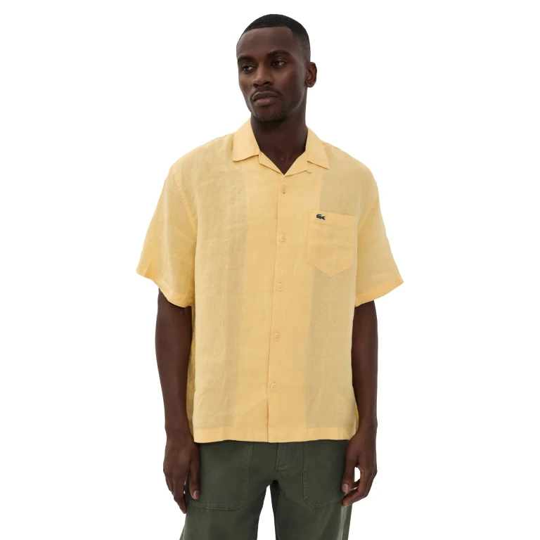 Lacoste Linen Camp Shirt Buffalo XXL
