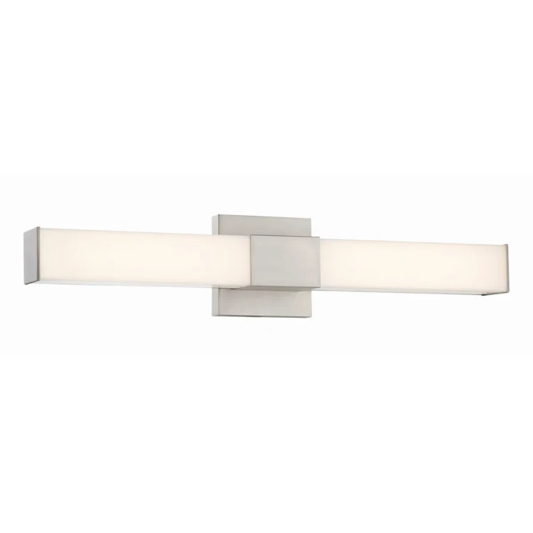 Brushed Nickel LED Bathroom Vanity Light from the Vantage Collection