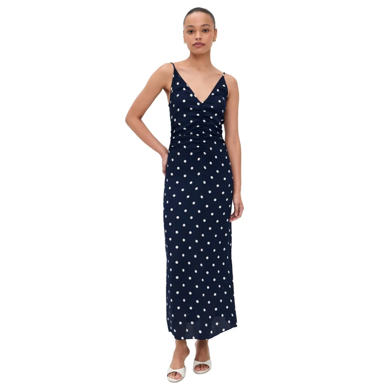 BAUM UND PFERDGARTEN Atalia Dress Navy Creme Dot 34