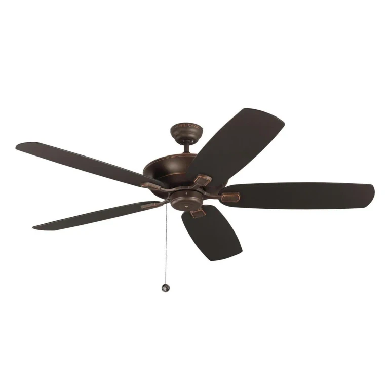 60" Colony Super Max Damp Rated Ceiling Fan in Roman Bronze