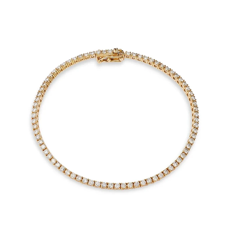 Diamond Tennis Bracelet in 14K Yellow Gold, 2.0 tcw