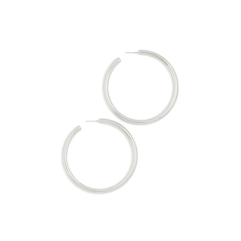 Jennifer Fisher 2 Lilly Hoops Silver One Size