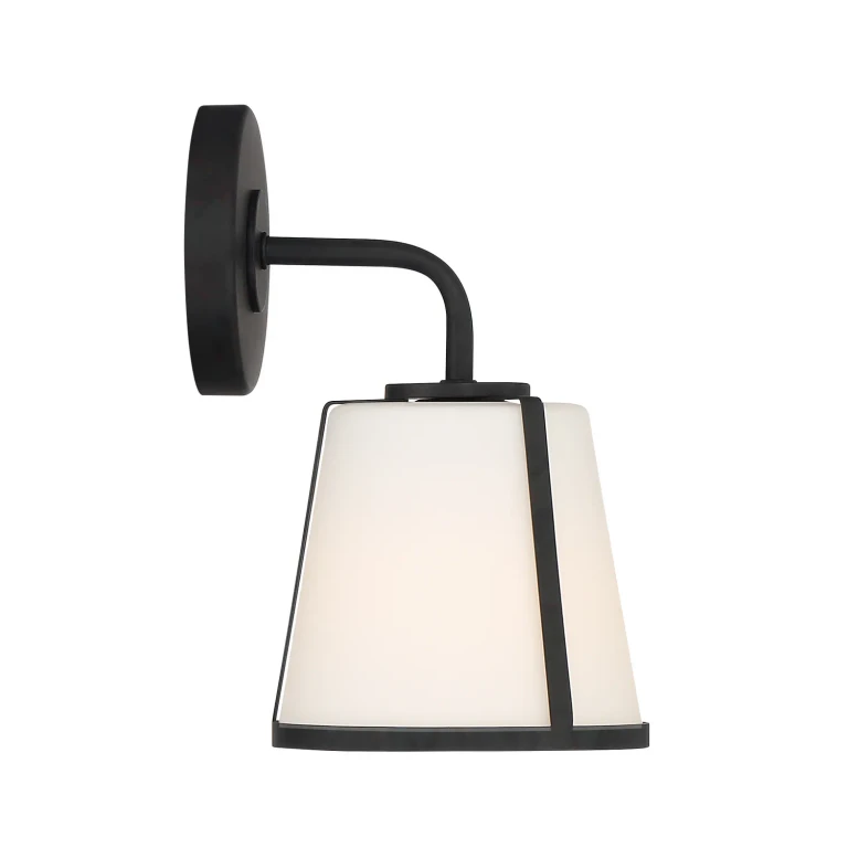 Fulton 1-Light Wall Mount in Black