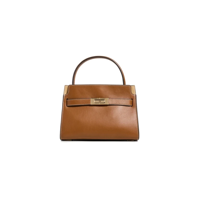 Tory Burch Lee Radziwill Small Tote Aged Tan One Size