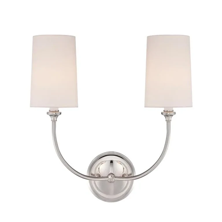 Libby Langdon for Sylvan 16" Wall Sconce in Polished Nickel