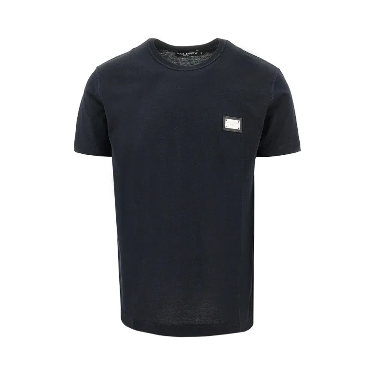 DOLCE & GABBANA Logo plate T-shirt Man 48