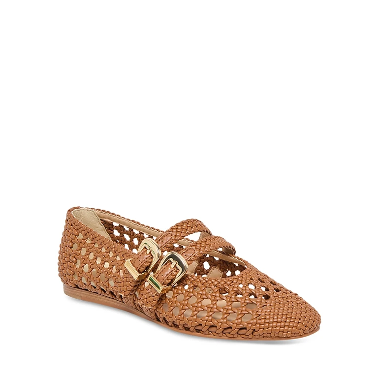Dolce Vita Women's Baylee Woven Leather Flats
