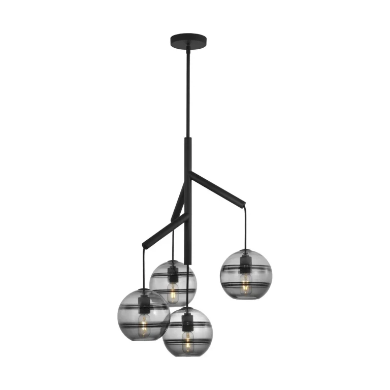 Nightshade Black LED Chandelier from the Sedona Collection