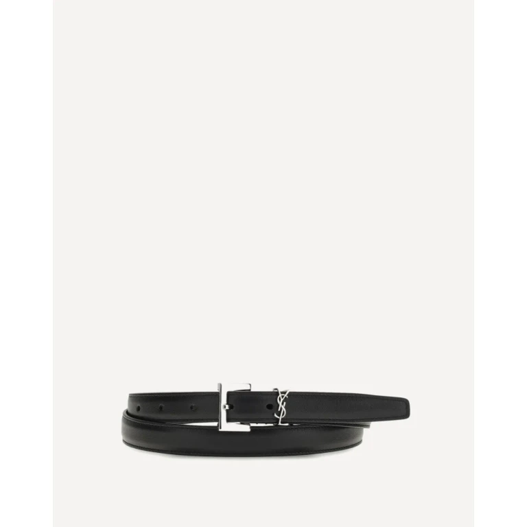 SAINT LAURENT Cassandre slim Belt Female 85