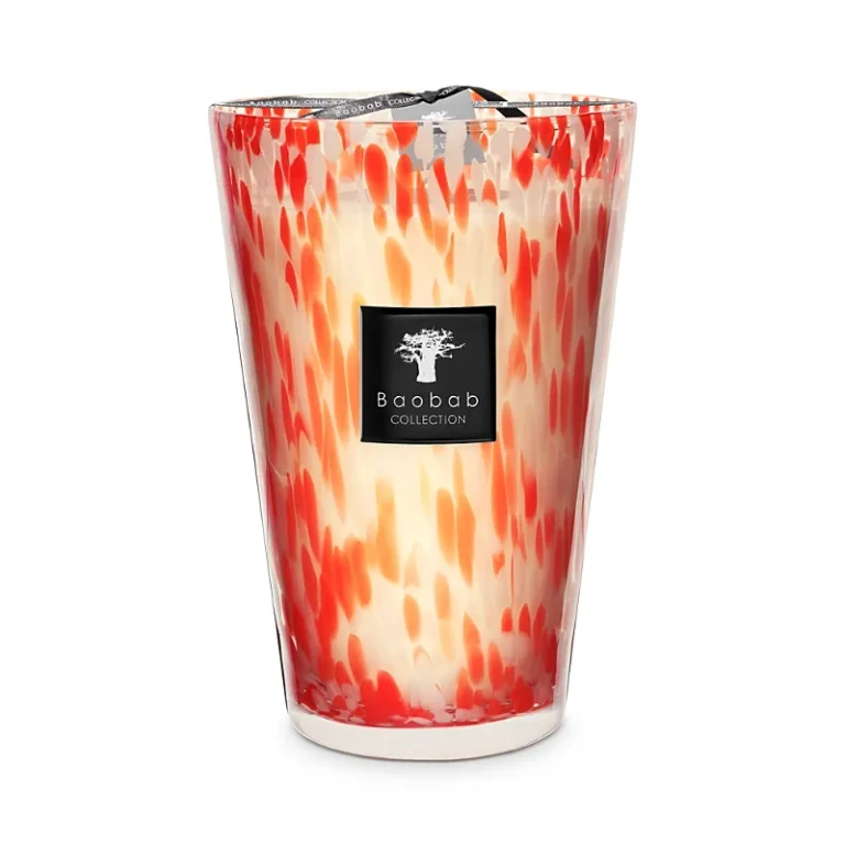 Baobab Collection Candle Max 35 Pearls Coral