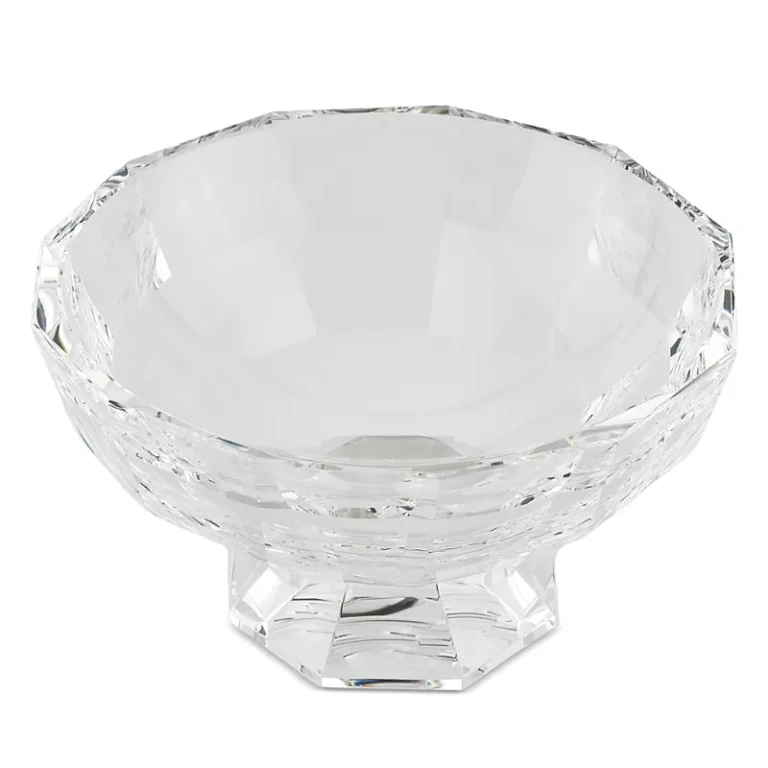 Tizo Crystal Glass Bowl with Clear Base