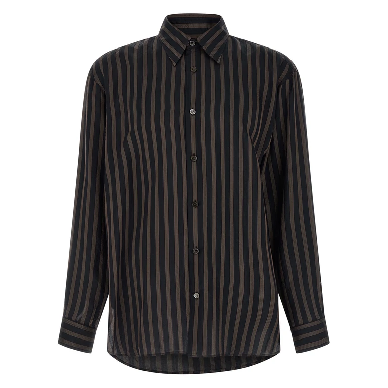 Dries Van Noten Croom shirt Black Cupro Shirt, Blouse - Men