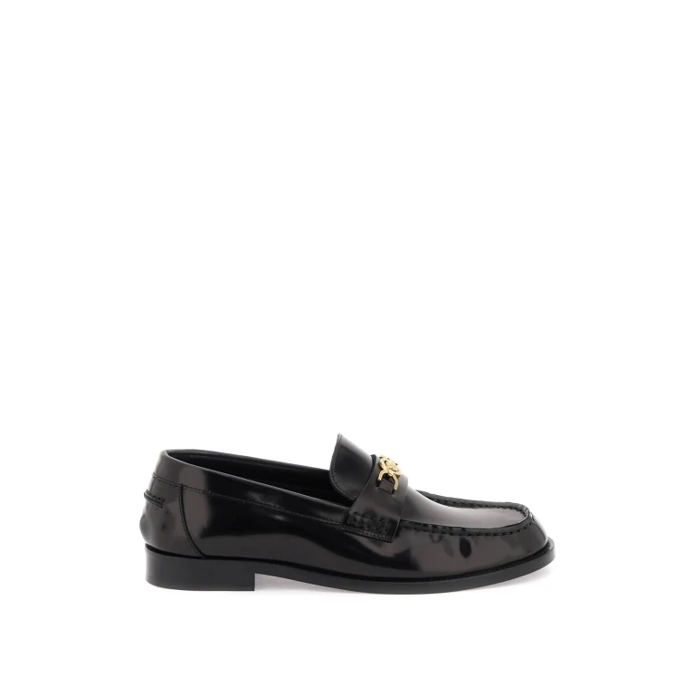 Medusa leather loafers (10121231A08773_1B00V)