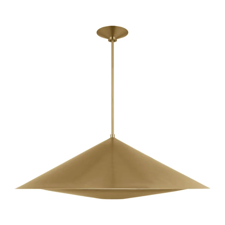 Burnished Brass Pendant from the Echo Collection