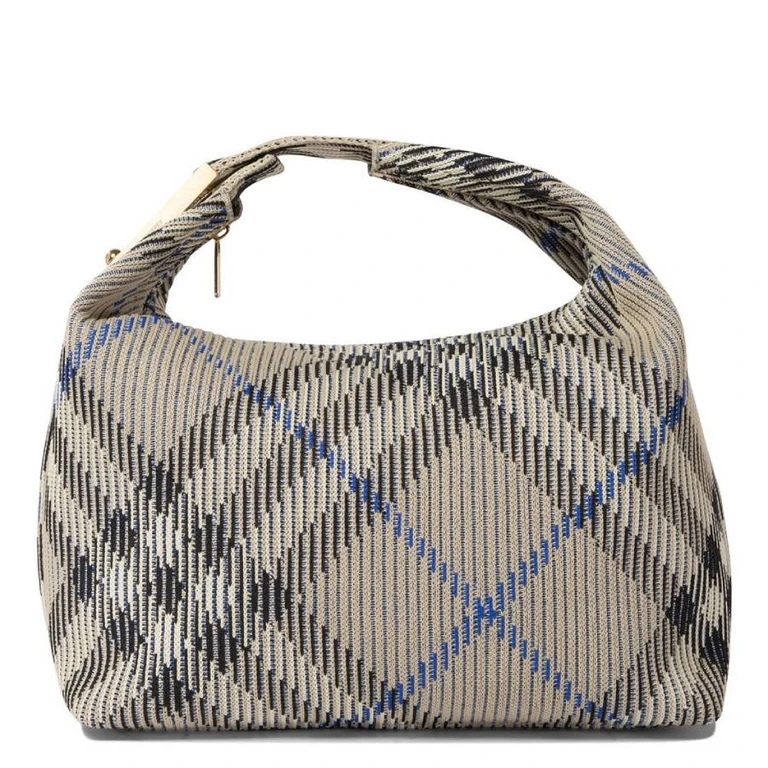 Burberry Burberry Checked Zipped Medium Tote Bag