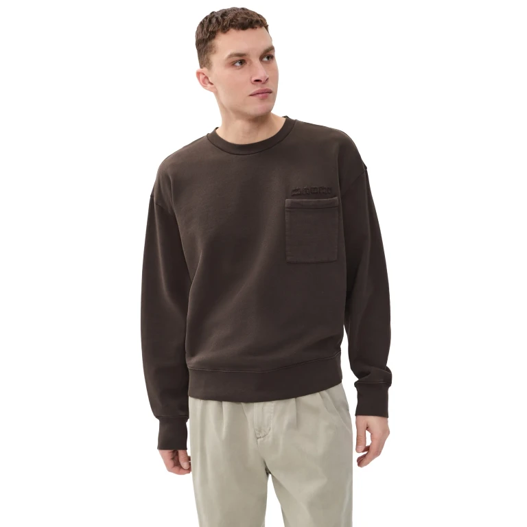 Felpa Marni in cotone con patch Marni Cacao 46