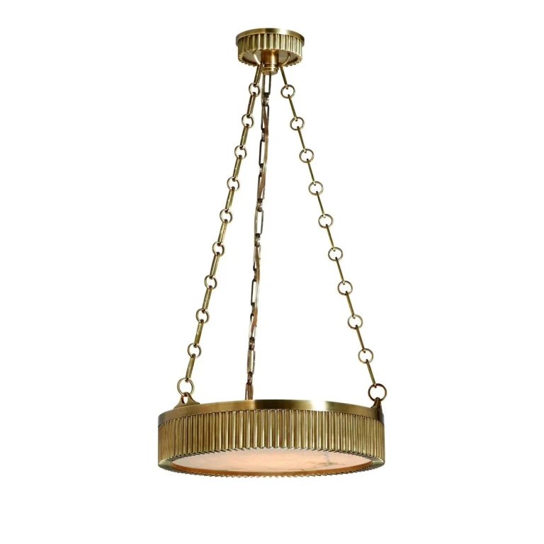 Lynden 4-Light 11" Pendant Light in Aged Brass