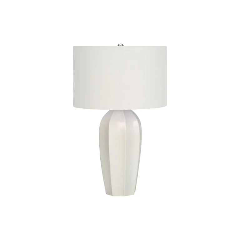 27 Inch Cream Ceramic Table Lamp