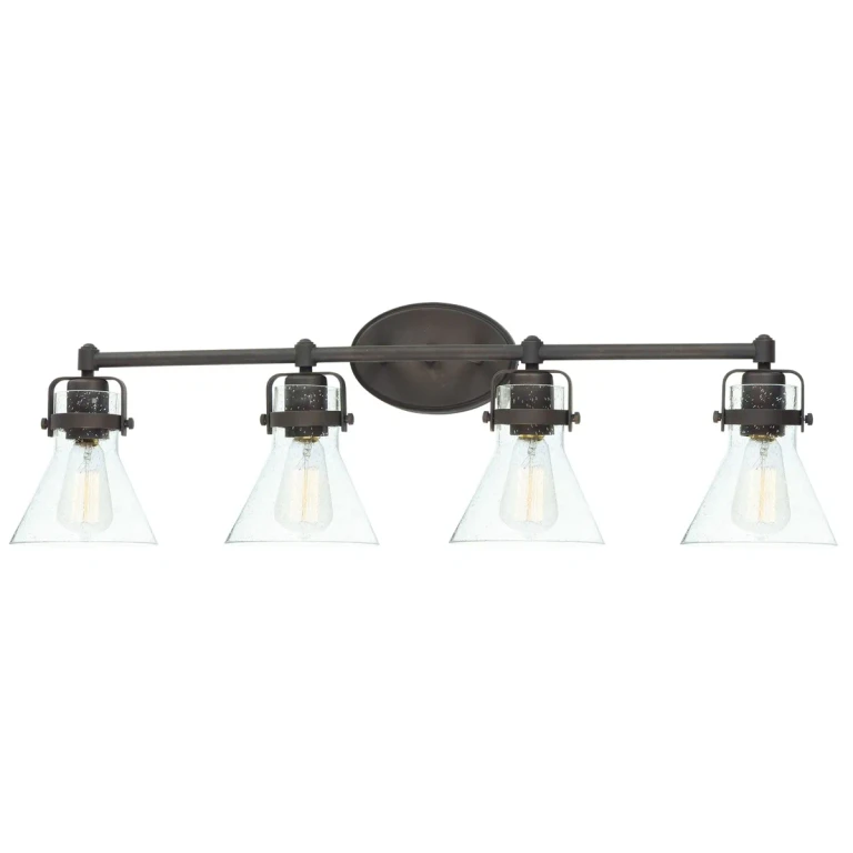 Maxim Seafarer 4-Light Bathroom Vanity Light in Oil Rubbed Bronze