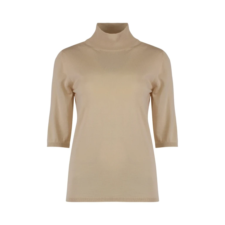 Max Mara Cecina Virgin Wool Turtleneck Sweater