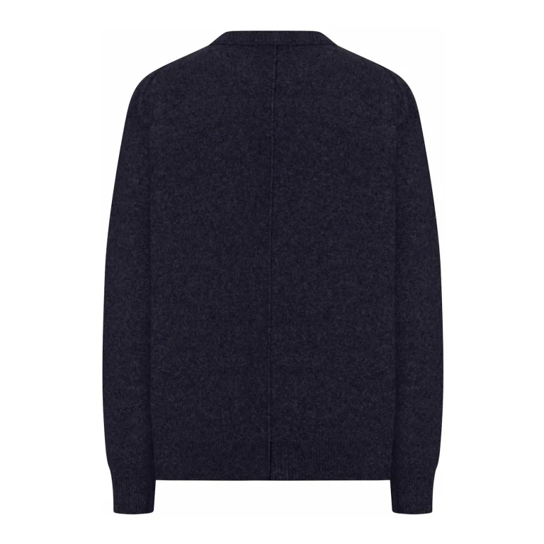 Roberto Collina Pull Col Rond - Bleu