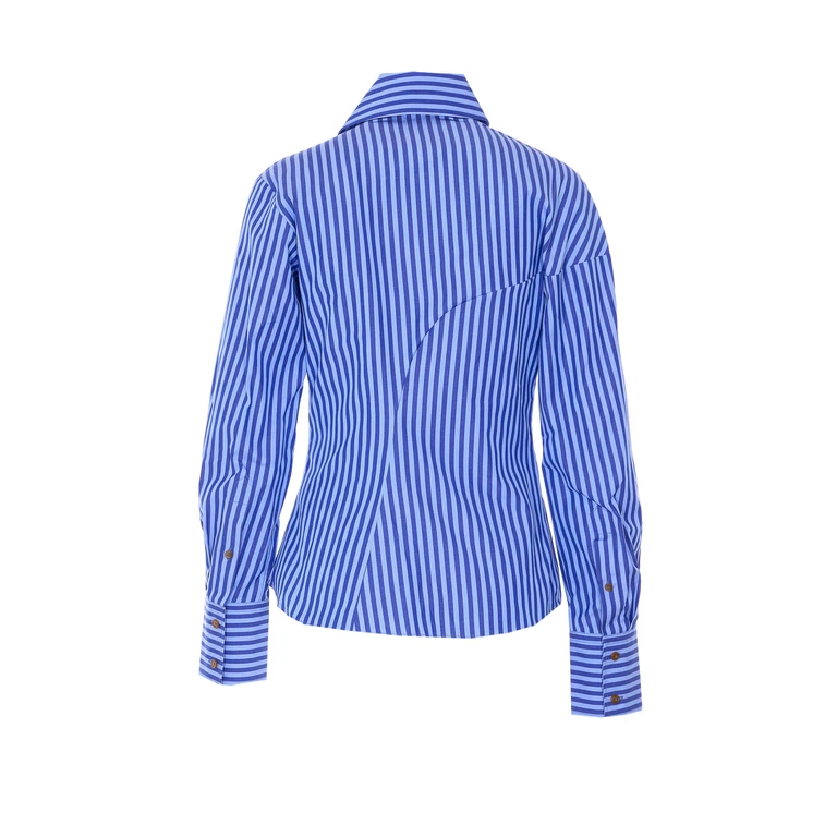Vivienne Westwood Shirts Blue Cotton - Women