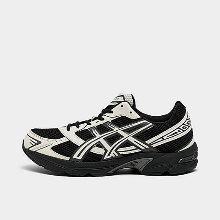 Men's ASICS GEL-1130 Casual Shoes in Black/Cream Size: 7.5