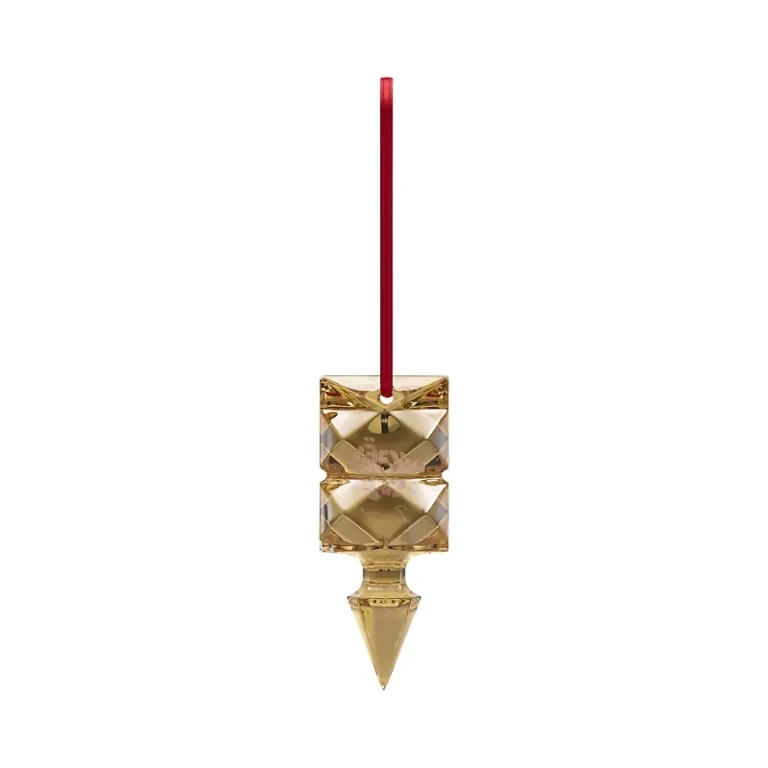Baccarat Louxor Annual Ornament, 20K Gold
