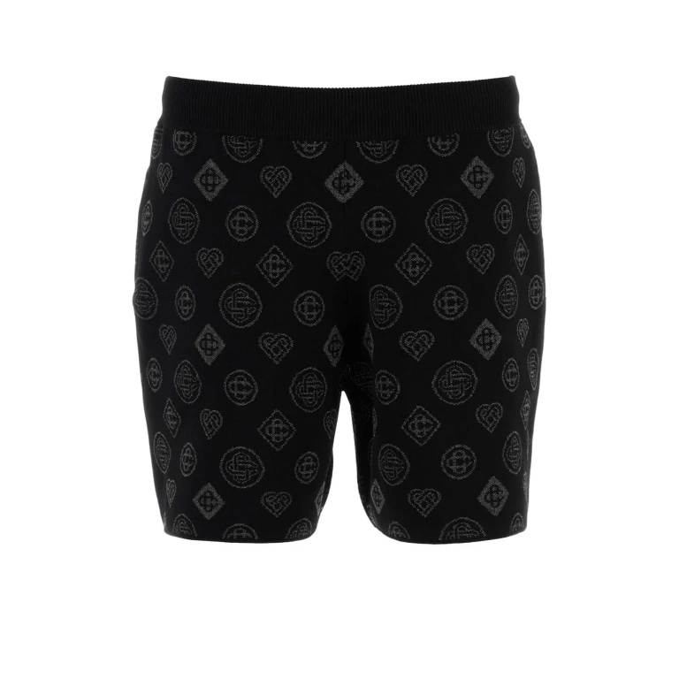 Casablanca Embroidered Stretch Jacquard Bermuda Shorts