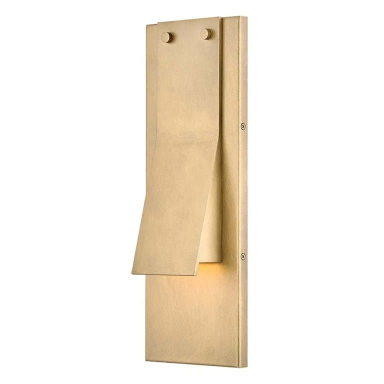 Heritage Brass LED Wall Mount from the Fold Collection