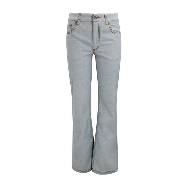 Etro Jeans Clear Blue Cotton Elastan - Women