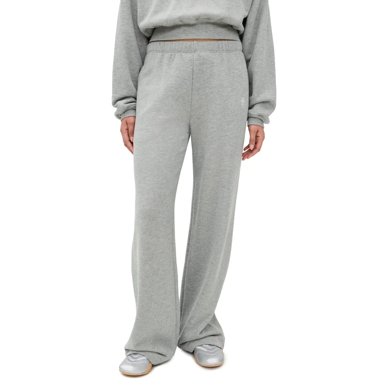 Éterne Oversized Wide Leg Sweatpants Heather Grey M