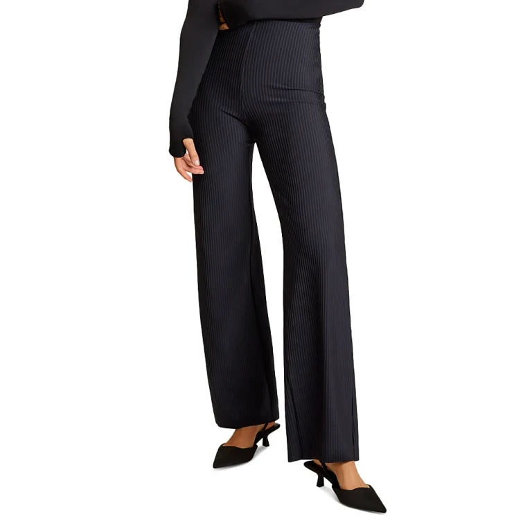 Commando Neoprene Ceo Stripe Wide Leg Pants