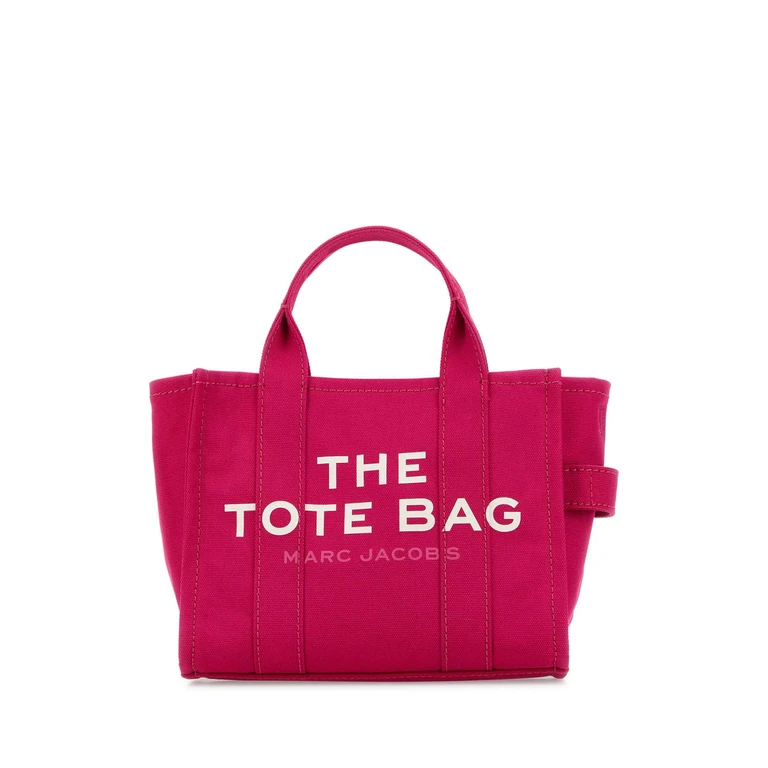 Marc Jacobs Fuchsia Canvas Mini The Tote Bag Handbag Raspberrypink Borse A Mano - Women