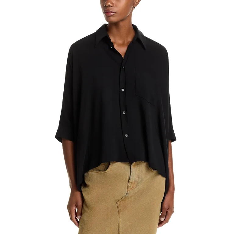 MM6 Maison Margiela Fluid Button Front Shirt