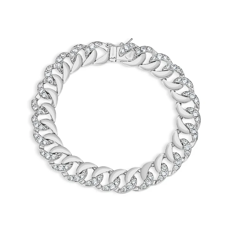 Kenneth Jay Lane Pave Chain Link Bracelet