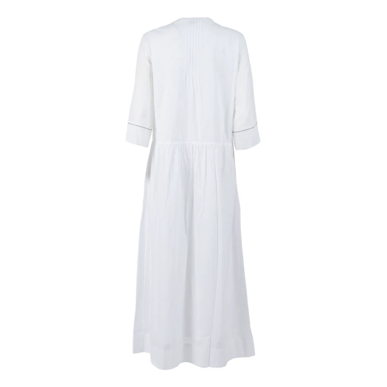 Peserico DRESS White Cotton Midi - Women