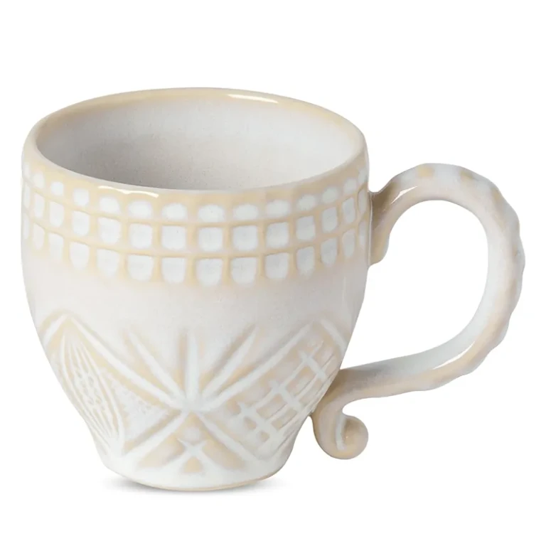 Costa Nova Cristal White Mug