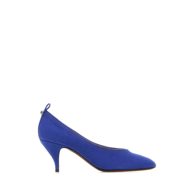 Versace Denim Pumps Palegreen Scarpe Con Tacco - Women