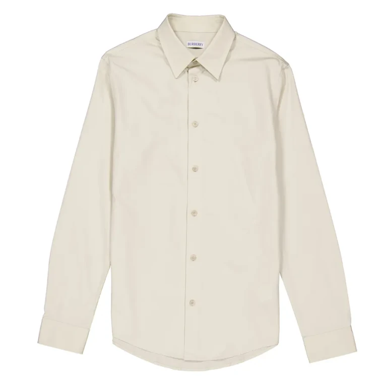 Burberry EKD Logo Cotton Long-Sleeve Shirt