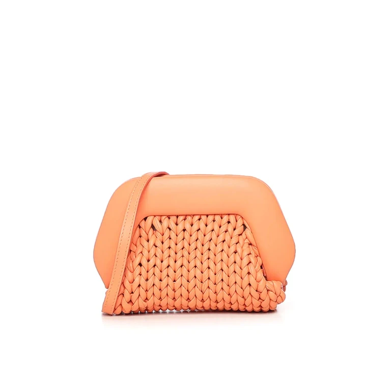 Themoirè Pochette - Orange Clair
