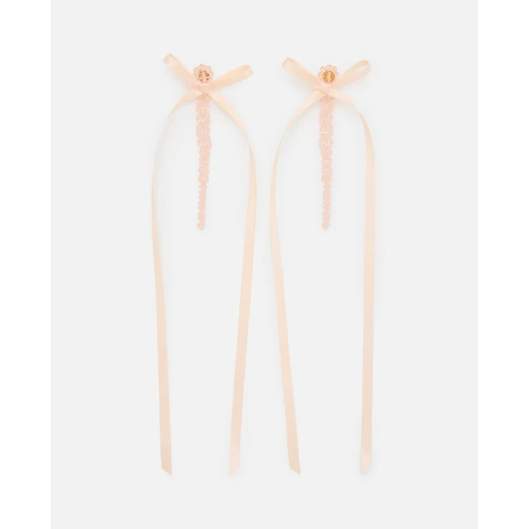 Simone Rocha Bow Ribbon Drip Earrings