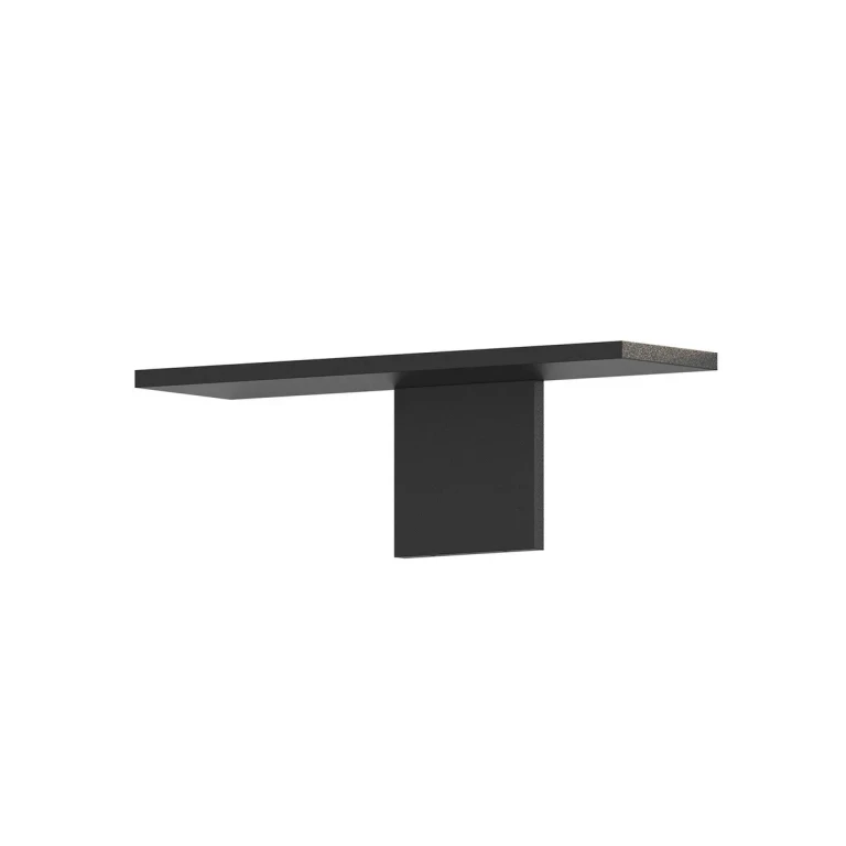 Textured Black LED Wall Sconce from the Base Collection