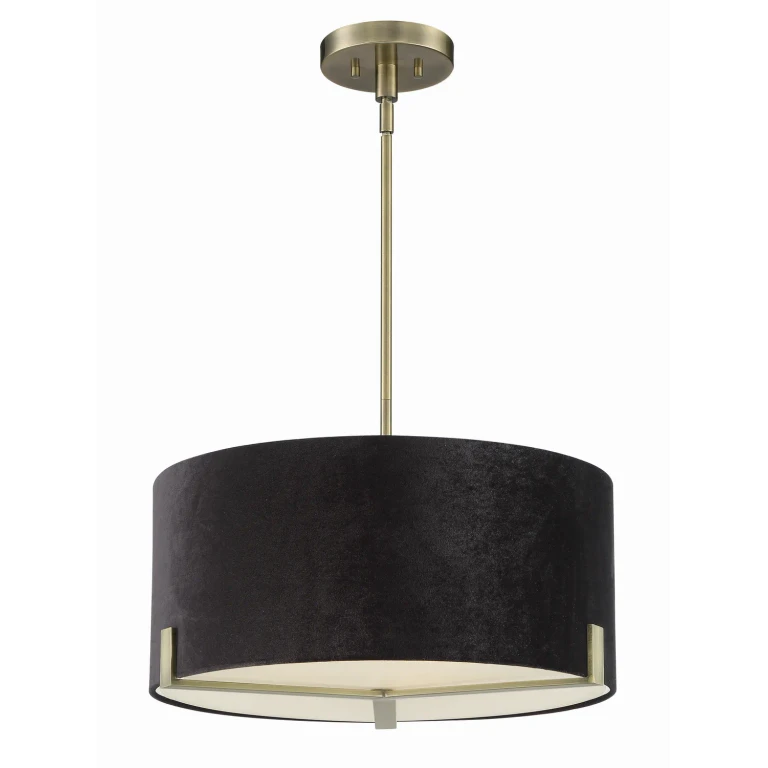 Weathered Antique Brass Pendant from the Westboro Boulevard Collection