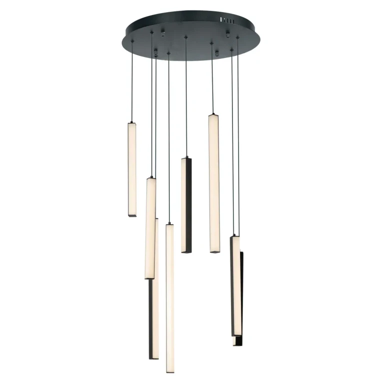 Black LED Pendant from the Hover Collection