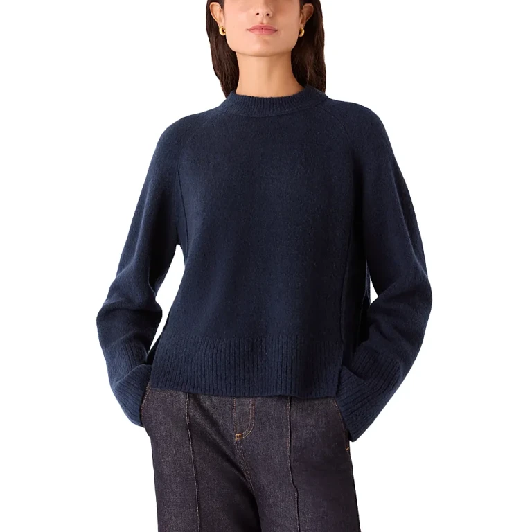 Whistles Side Split Knit Top