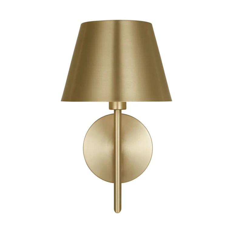Satin Brass Wall Sconce from the Ender Collection